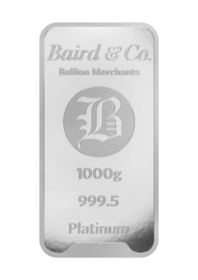 1kg Platinum Minted Bar