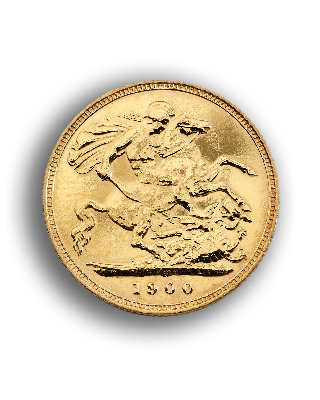 Queen Victoria Old Head Gold Half Sovereign