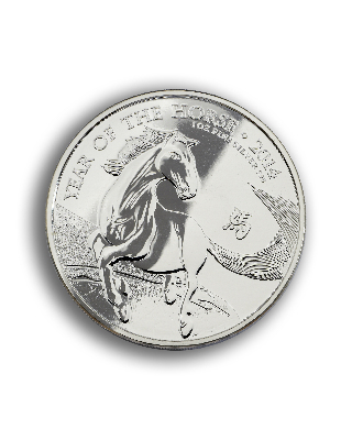 1oz Silver Lunar Year of the Horse - Mule error version