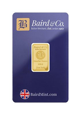 1/4 oz Gold Minted Bar