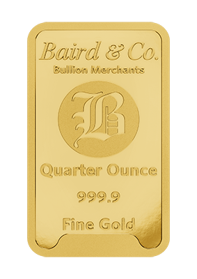 1/4 oz Gold Minted Bar