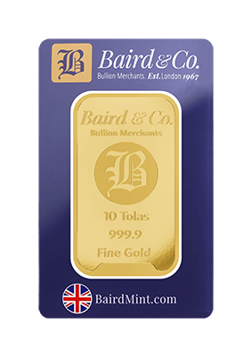 10 Tola Gold Minted Bar