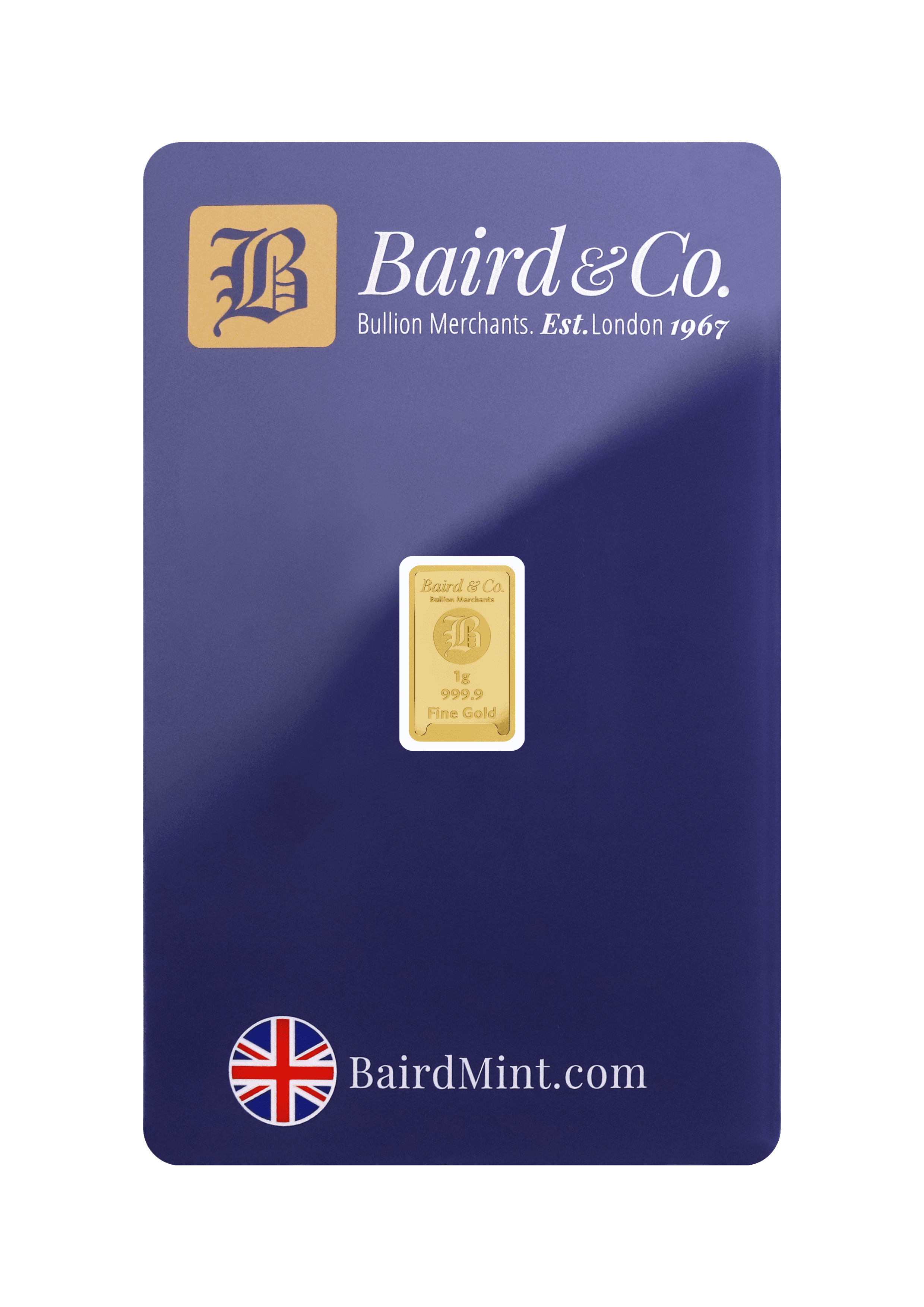 1g Gold Minted Bar