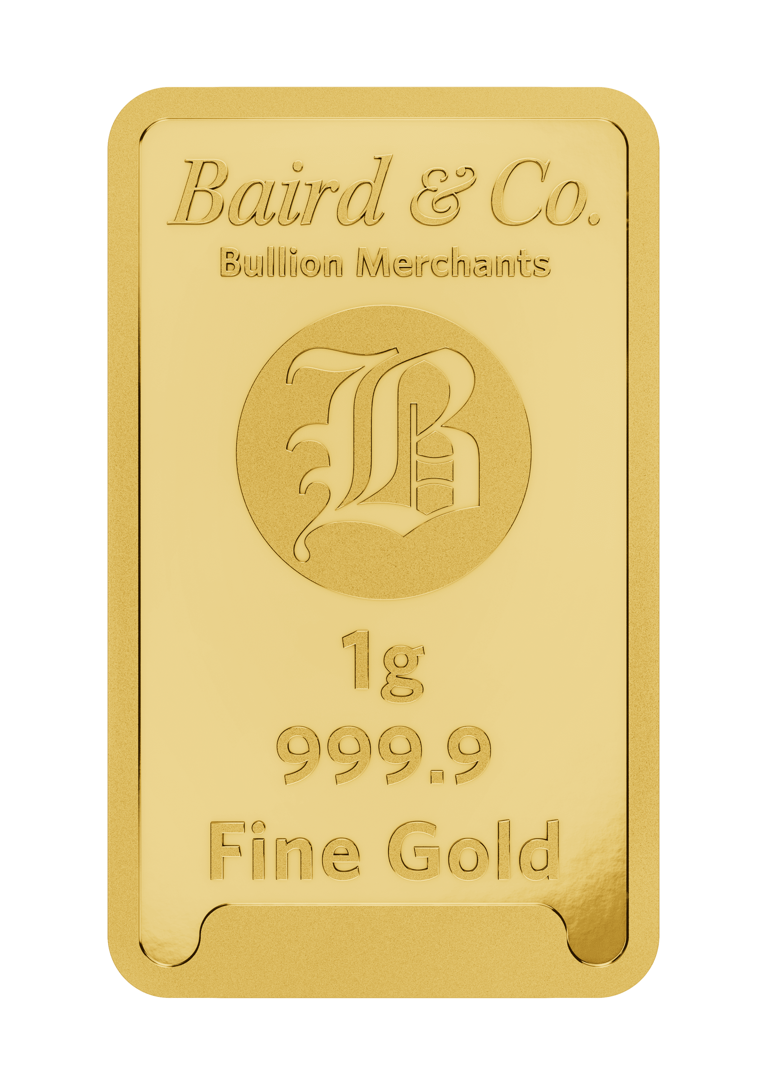 1g Gold Minted Bar