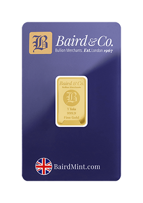 1 Tola Gold Minted Bar