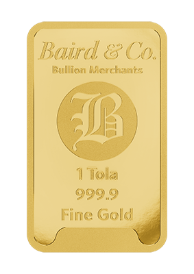 1 Tola Gold Minted Bar