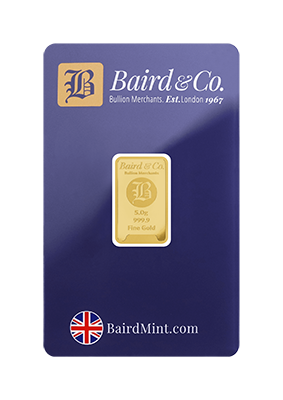 5g Gold Minted Bar