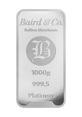 1000g Platinum Minted Bar