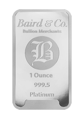 1 oz Platinum Minted Bar