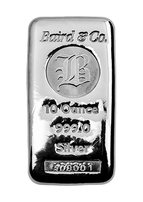 10 oz Silver Cast Bar