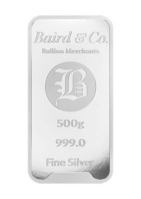 500g Silver Minted Bar