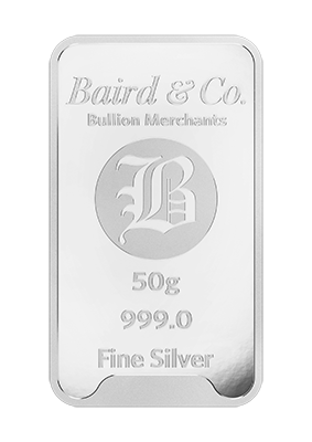 50g Silver Minted Bar